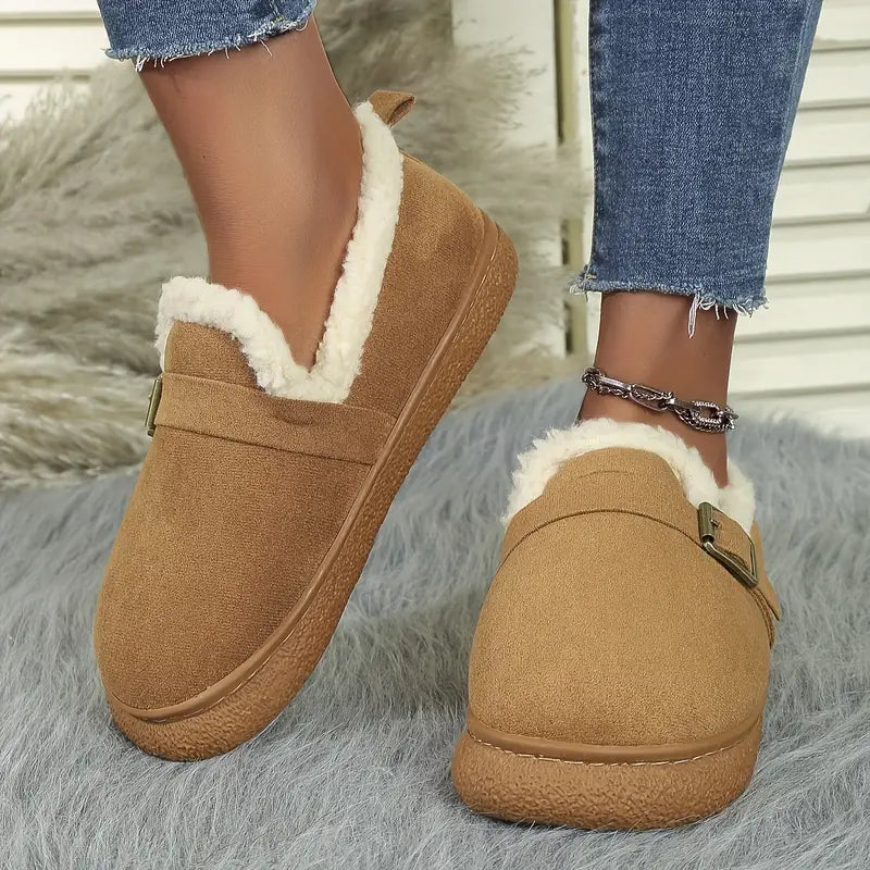 Cozy Buckle Slippers