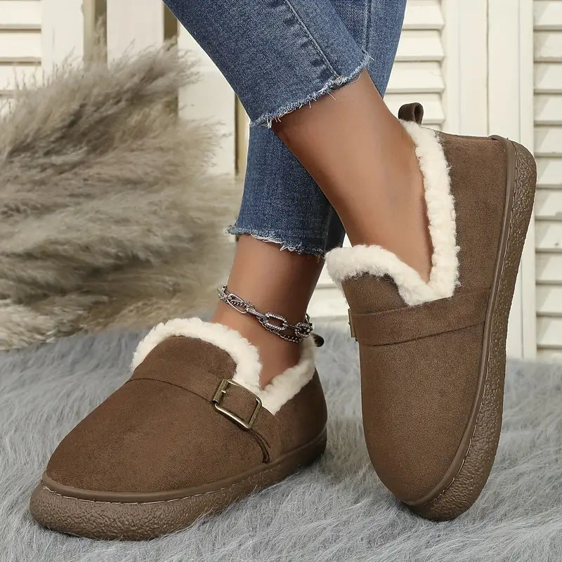 Cozy Buckle Slippers
