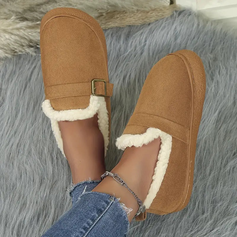 Cozy Buckle Slippers