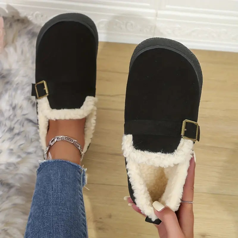 Cozy Buckle Slippers