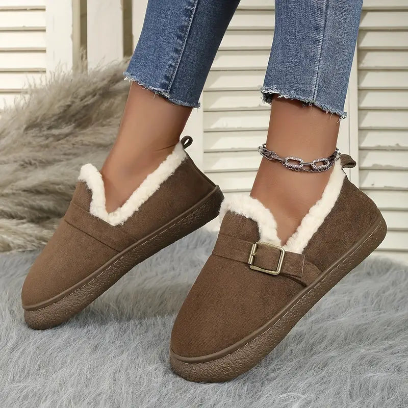 Cozy Buckle Slippers