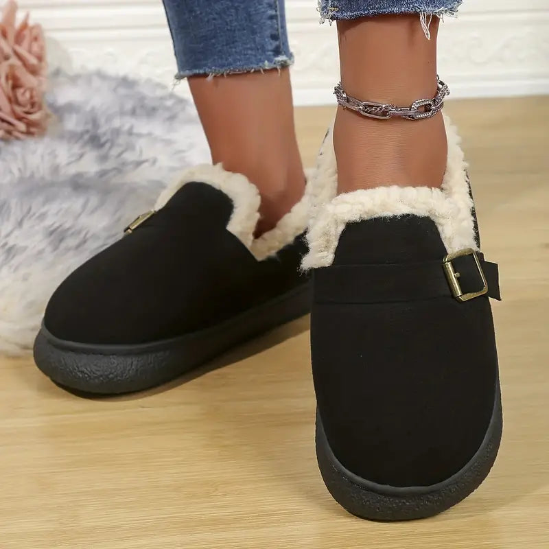 Cozy Buckle Slippers