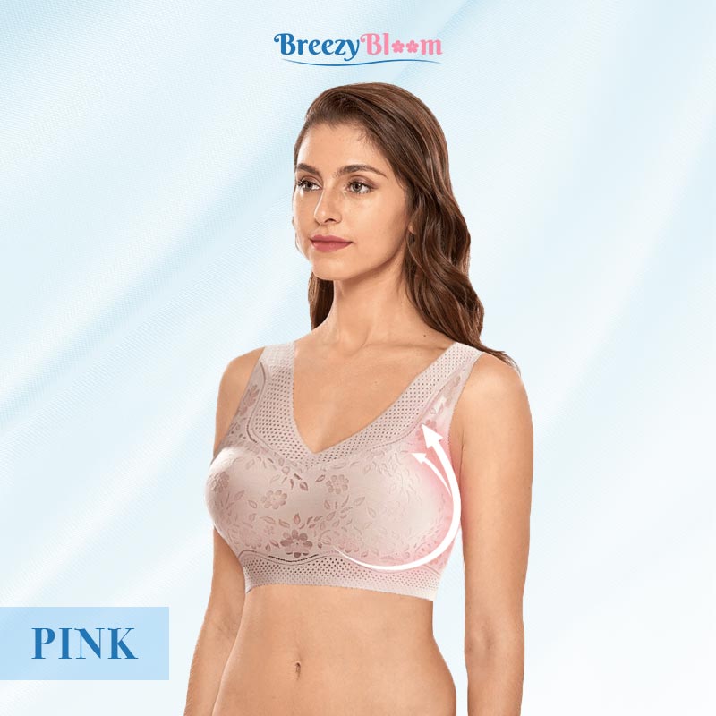 BreezyBloom - Sexy Breathable Thin Bra