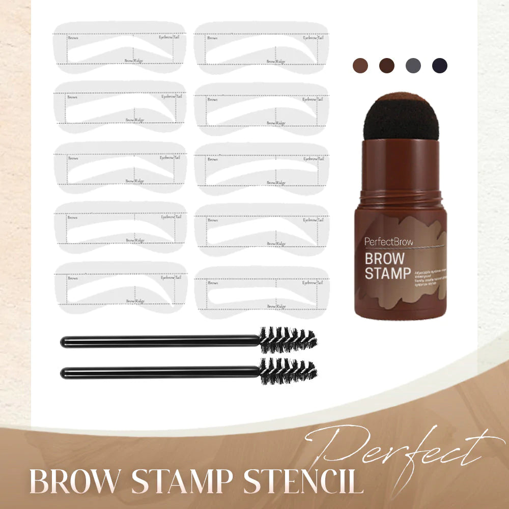 Perfect Brows Stencil &amp; Stamp Kit