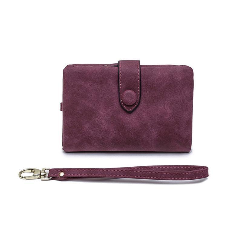 SMALL TRIFOLD LEATHER WOMEN WALLET