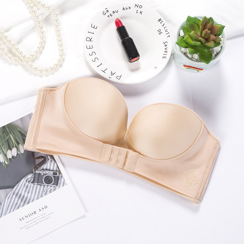 Invisible Stay Up Push Up Bra