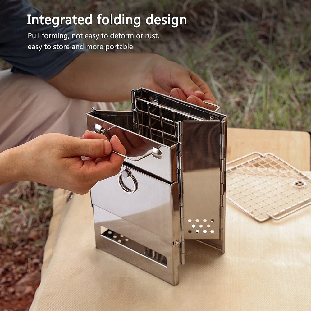 Foldable Wood Burning Camp Stove