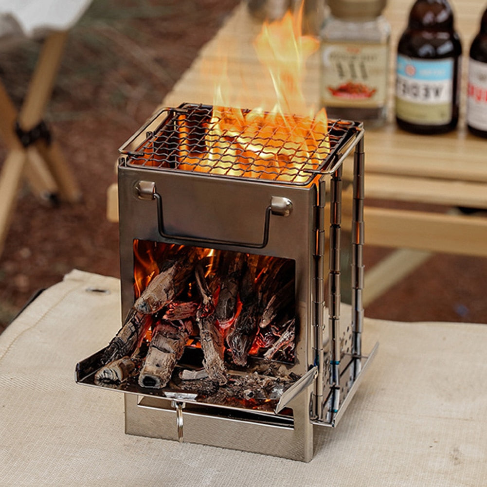 Foldable Wood Burning Camp Stove