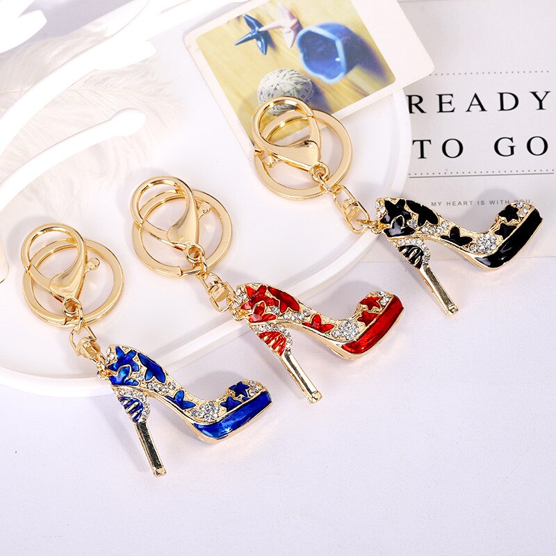High Heel Shoe Keychain