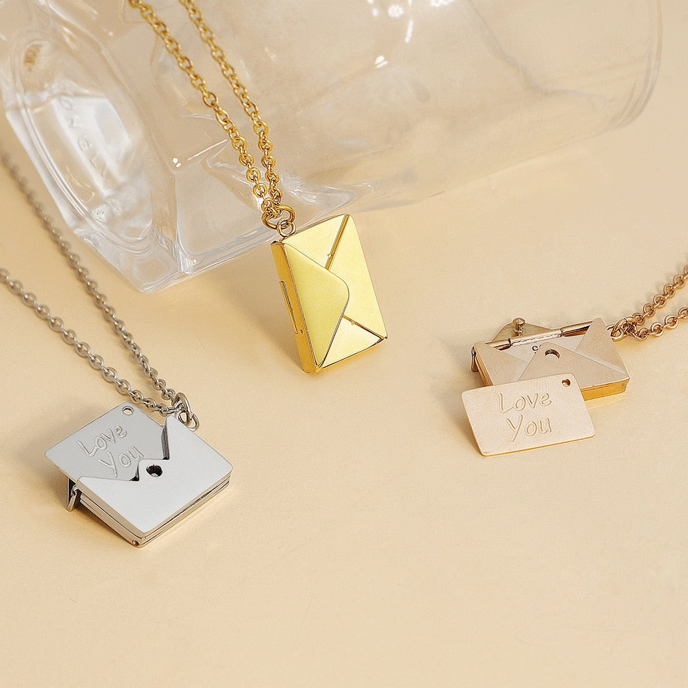 Love Letter Locket Necklace