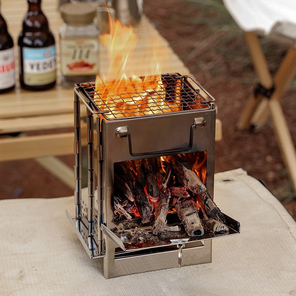 Foldable Wood Burning Camp Stove