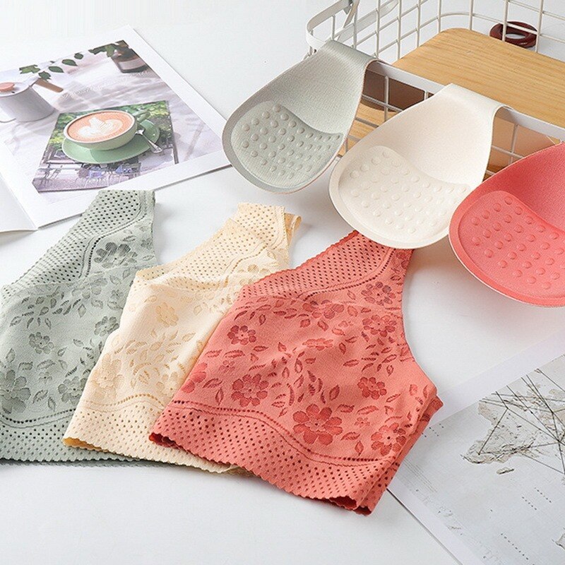 BreezyBloom - Sexy Breathable Thin Bra