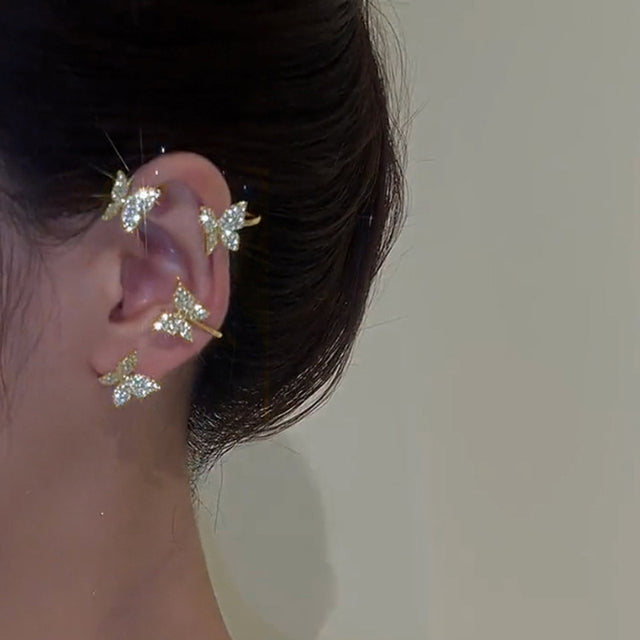 BUTTERFLY EAR CLIPS