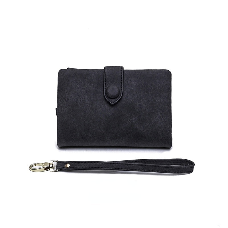 SMALL TRIFOLD LEATHER WOMEN WALLET