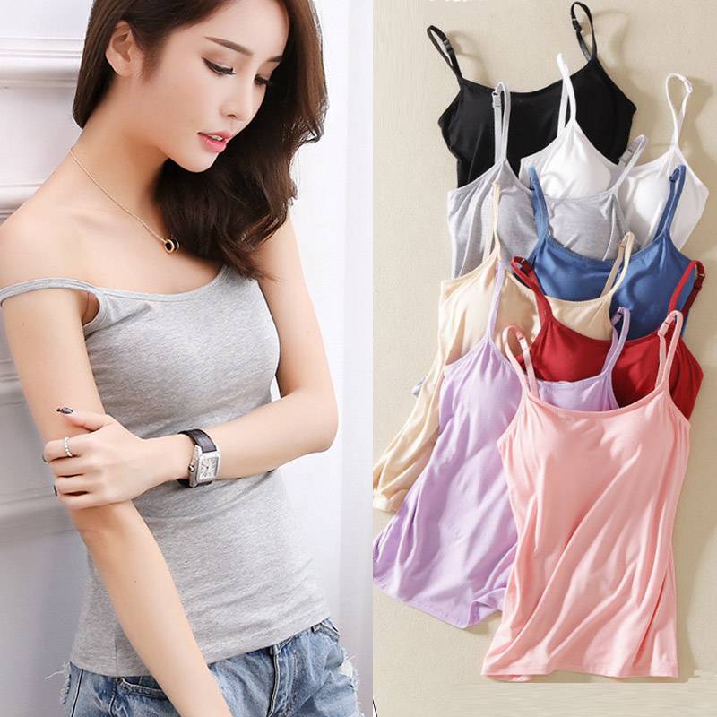Tank Top with Built in Bra
