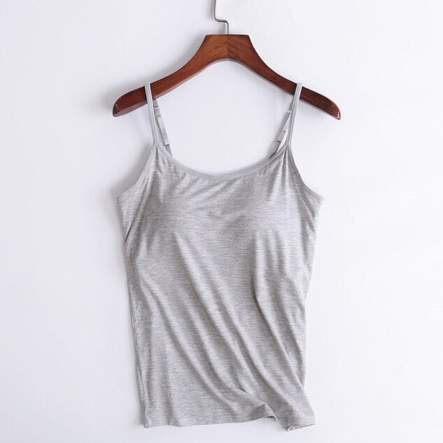 Tank Top with Built in Bra
