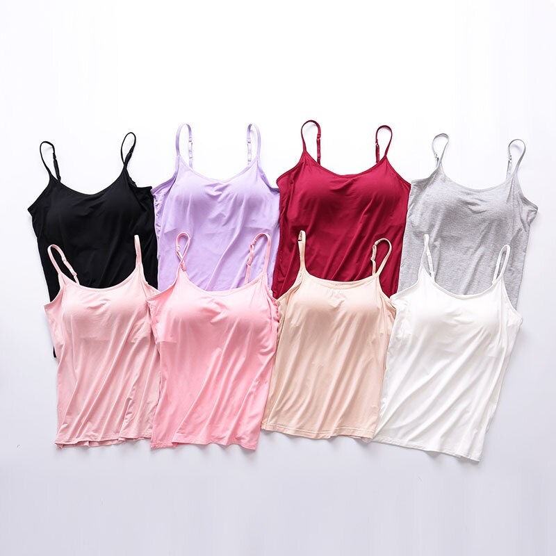 Tank Top with Built in Bra