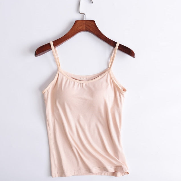 Tank Top with Built in Bra