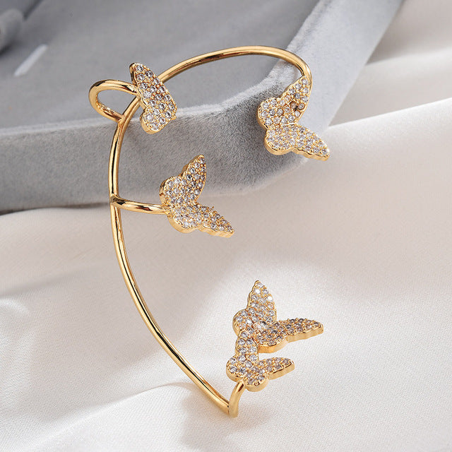 BUTTERFLY EAR CLIPS