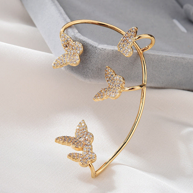 BUTTERFLY EAR CLIPS