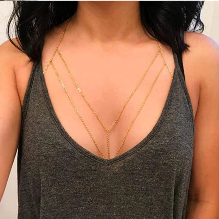 Layered Sexy Bra Chain