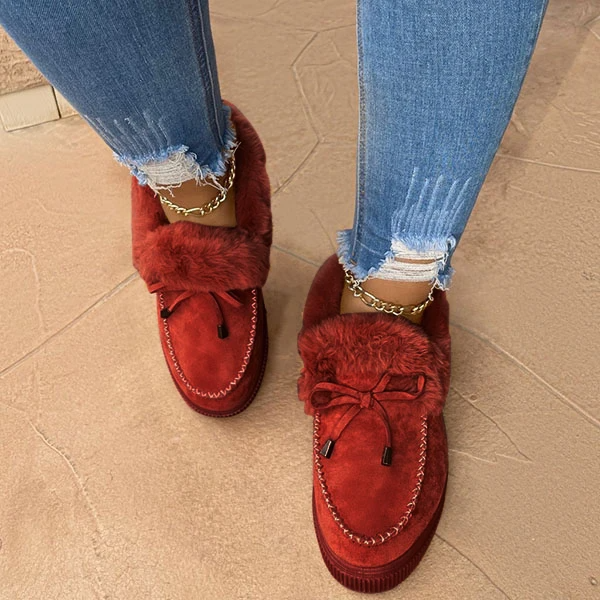 Cozy Casual Flats Boots
