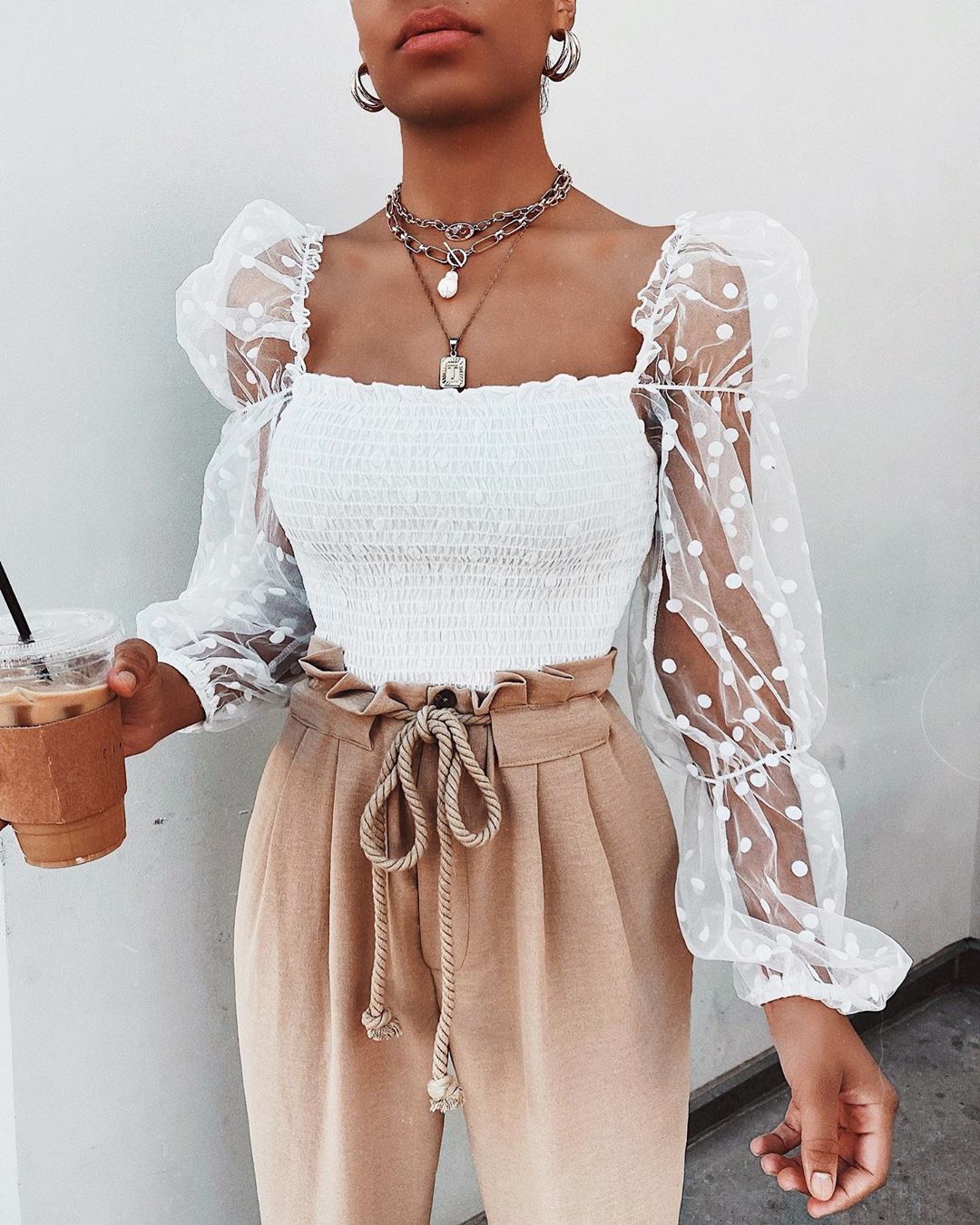 Noa Polka Dot Top