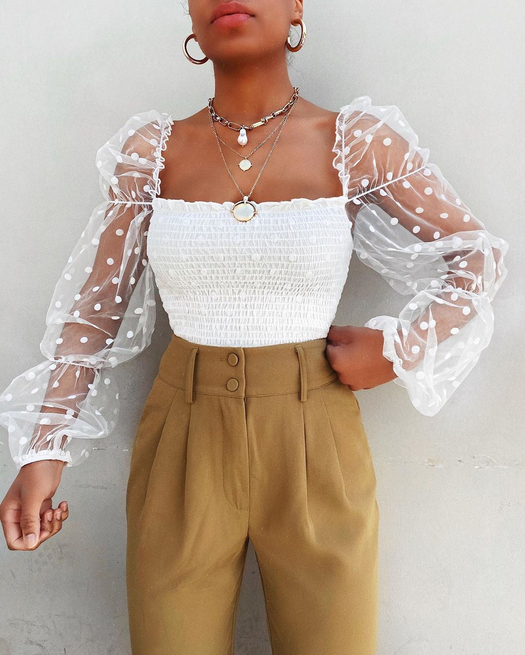 Noa Polka Dot Top