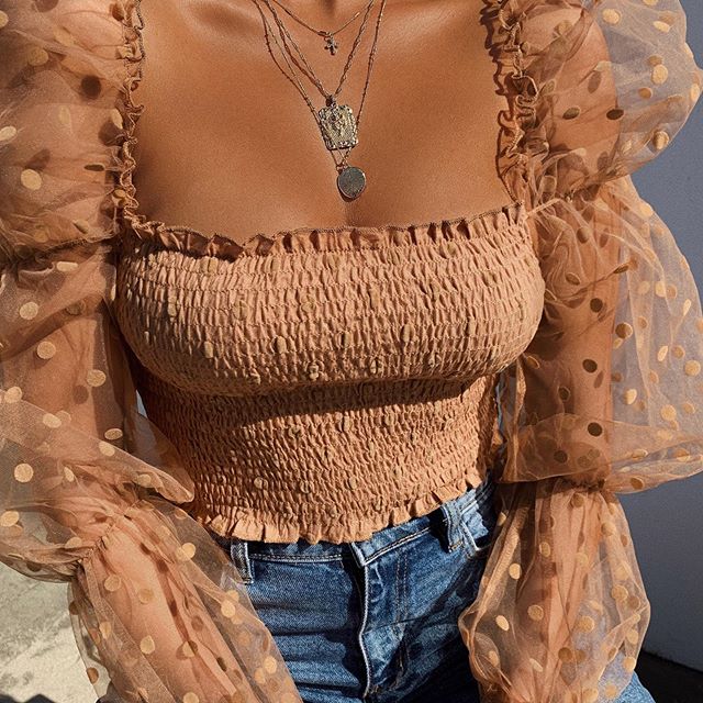 Noa Polka Dot Top