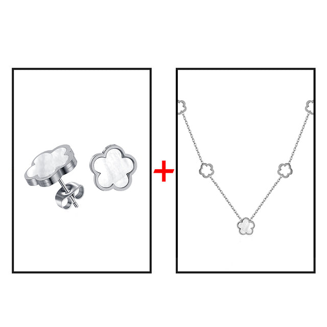 Five Clover Leaf Jewelry Sets