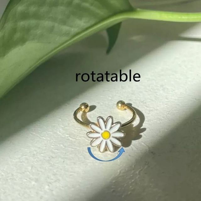 ROTATING PLANET SPINNING ANXIETY RING