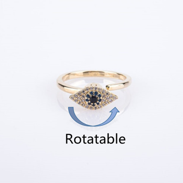 ROTATING PLANET SPINNING ANXIETY RING